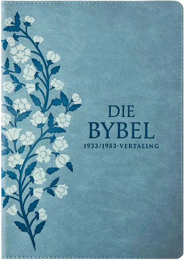 1933/53 (Afrikaanse Bybel) - Kunsleer (Blou)